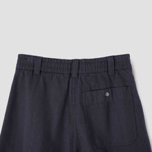 Load image into Gallery viewer, MHL W&#39; Pleated Culottes Worn Cotton Drill Ink
