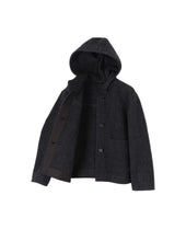 Load image into Gallery viewer, MHL W&#39; Short Duffle Coat Felted Wool Charcoal

