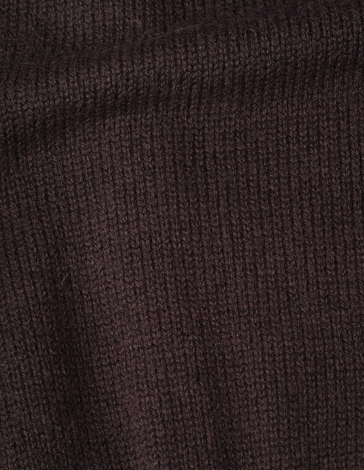 MHL W' Bomber Cardigan British Wool Dark Brown