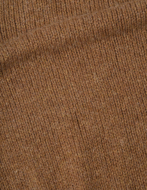MHL W' Chunky Seamless Rustic Wool Crew Cinnamon