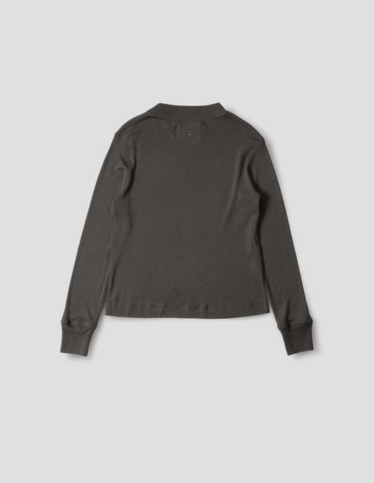 MHL W' Thermal T Shirt Wool Jersey Graphite