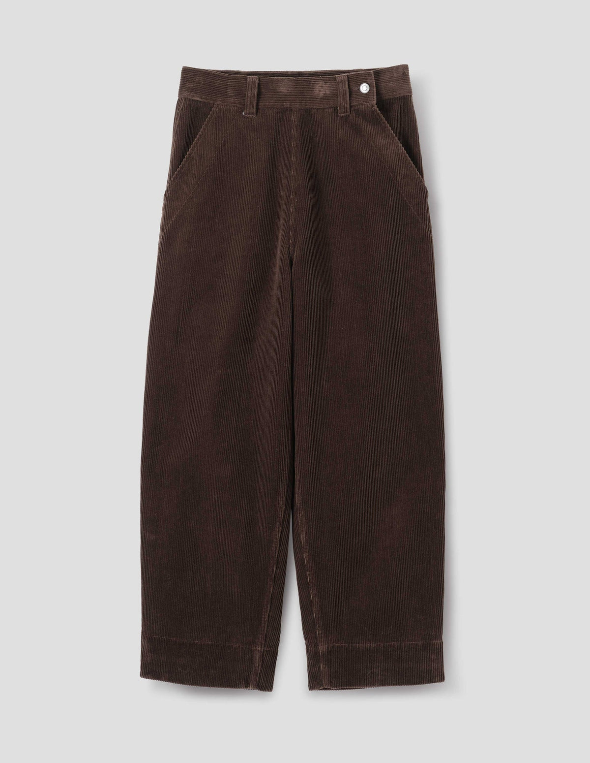 MHL W' Utility Trousers 8 Wale Corduroy Chestnut