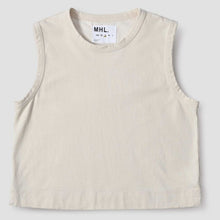 Load image into Gallery viewer, MHL W&#39; Tank Top Matte Jersey Off White
