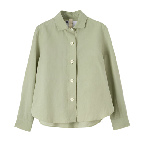 MHL W' Simple Shirt Lightweight Cotton Pale Green