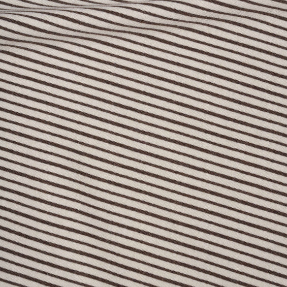 MHL W' Boxy Striped Polo Brown / White