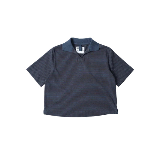 MHL W' Boxy Striped Polo Indigo / Ink