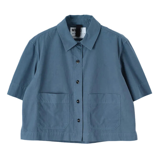 MHL W' Cropped Uniform Shirt Uniform Blue