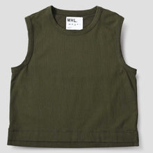 Load image into Gallery viewer, MHL W&#39; Tank Top Matte Jersey Seaweed
