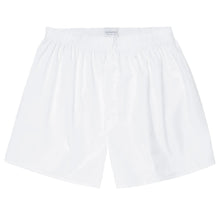 Load image into Gallery viewer, Sunspel Cotton Poplin Boxer Short White
