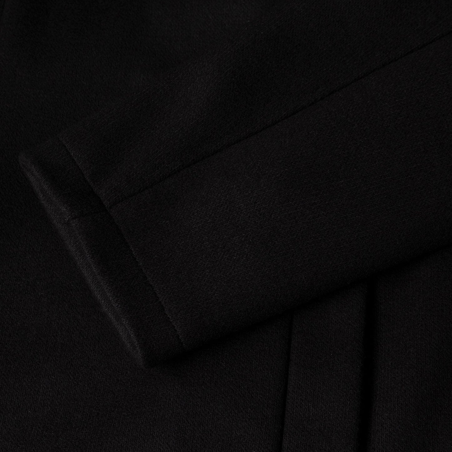 Sunspel Boiled Wool Jersey Coat Navy