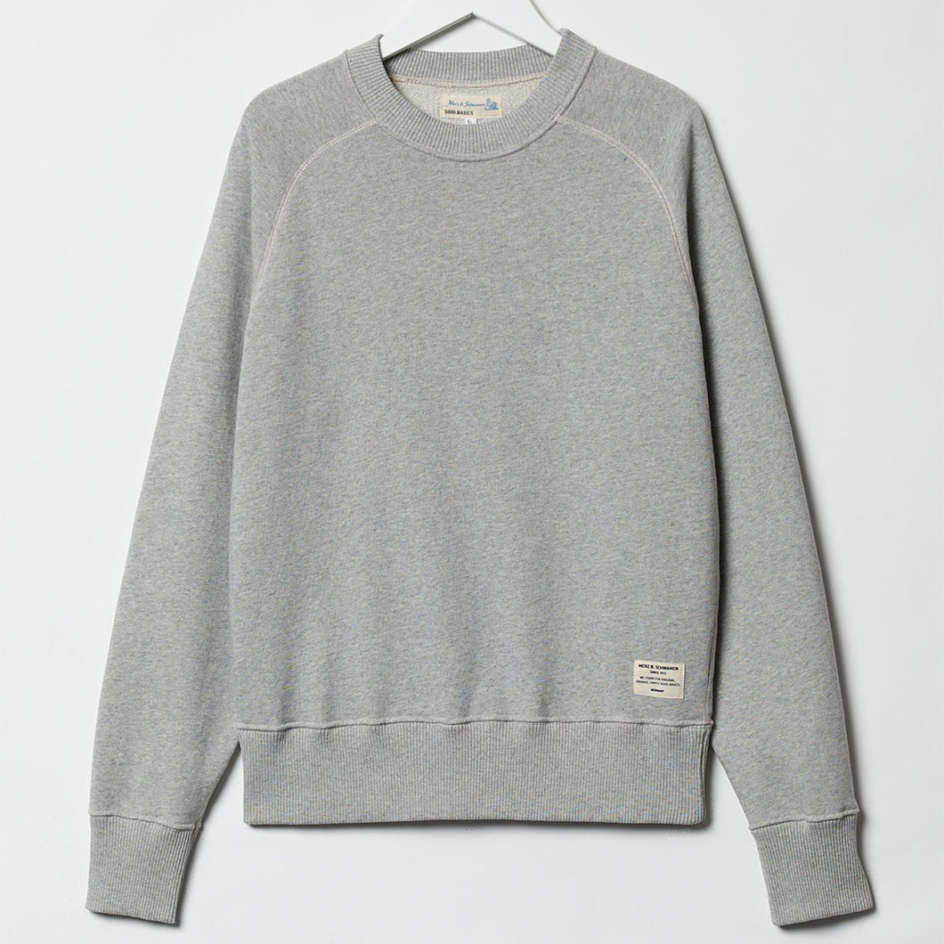 Merz b. Schwanen RGSW01 Organic Sweatshirt Grey Melange