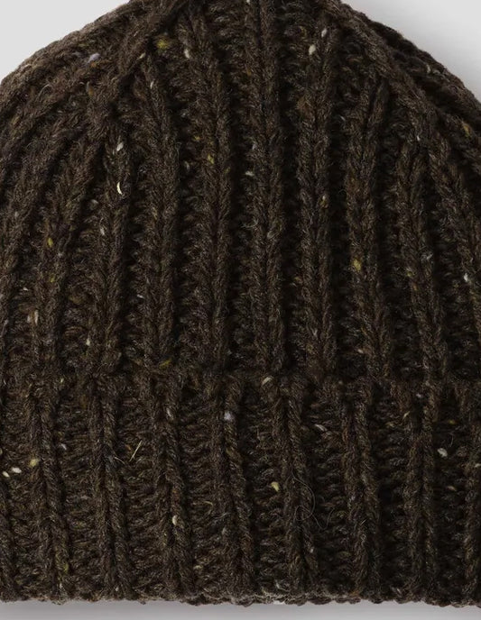Margaret Howell Chunky Rib Beanie Earth