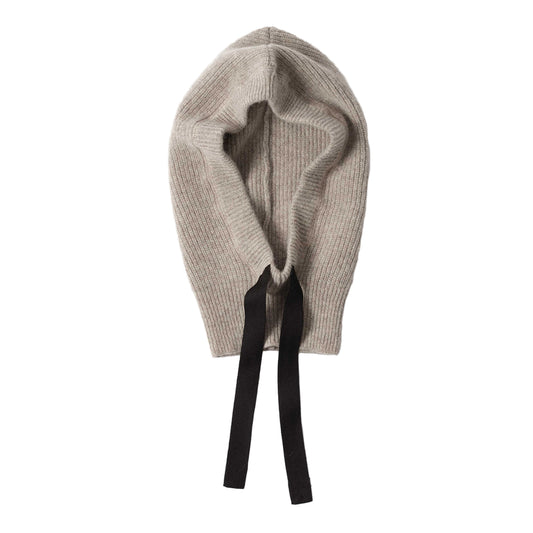 MHL Knitted Hood Lambswool Tawny