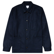 Load image into Gallery viewer, Sunspel Wool Twin Pocket Jacket Light Navy Melange
