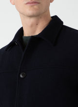 Load image into Gallery viewer, Sunspel Double Face Chore Jacket Navy
