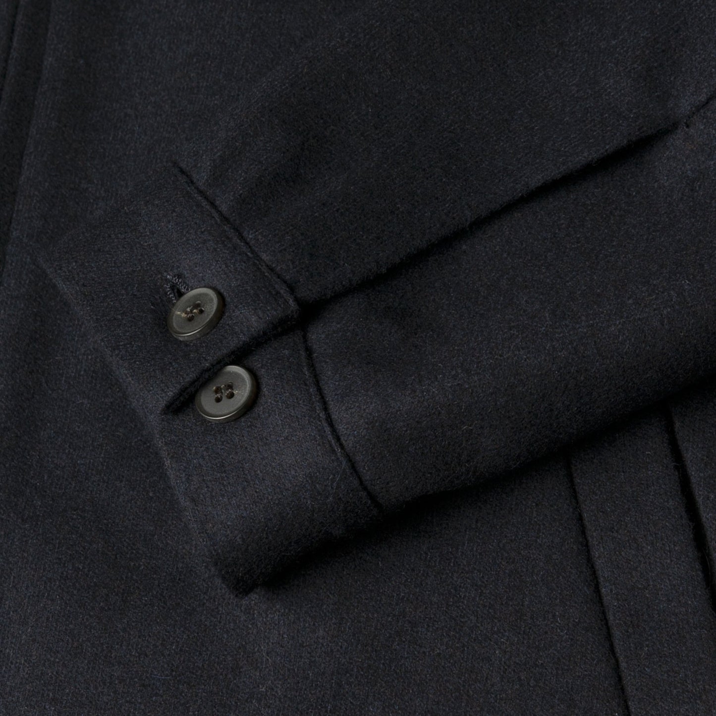Sunspel Boiled Wool Harrington Jacket Navy