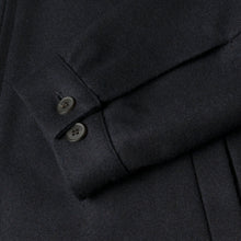 Load image into Gallery viewer, Sunspel Boiled Wool Harrington Jacket Navy
