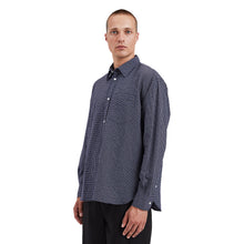 Load image into Gallery viewer, Norse Projects Mo Check Oversized Shirt Dark Navy
