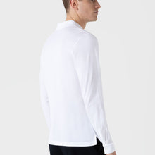 Load image into Gallery viewer, Sunspel Long Sleeve Piqué Polo Shirt White
