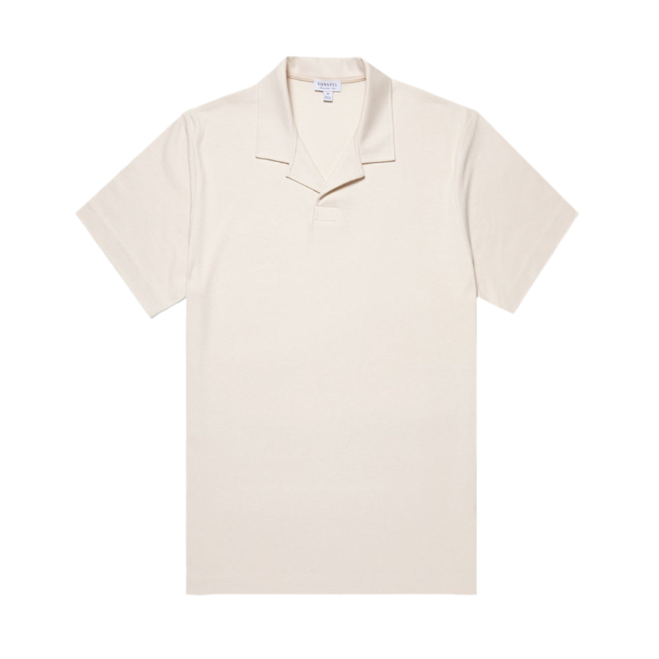 Sunspel Heavyweight Polo Shirt Undyed