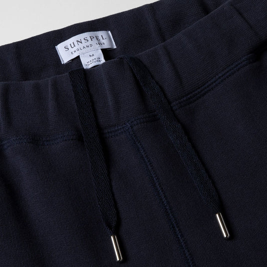 Sunspel Loopback Track Shorts Navy