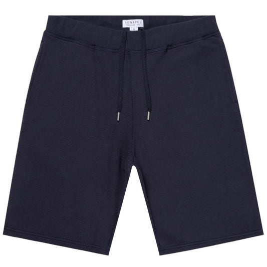 Sunspel Loopback Track Shorts Navy