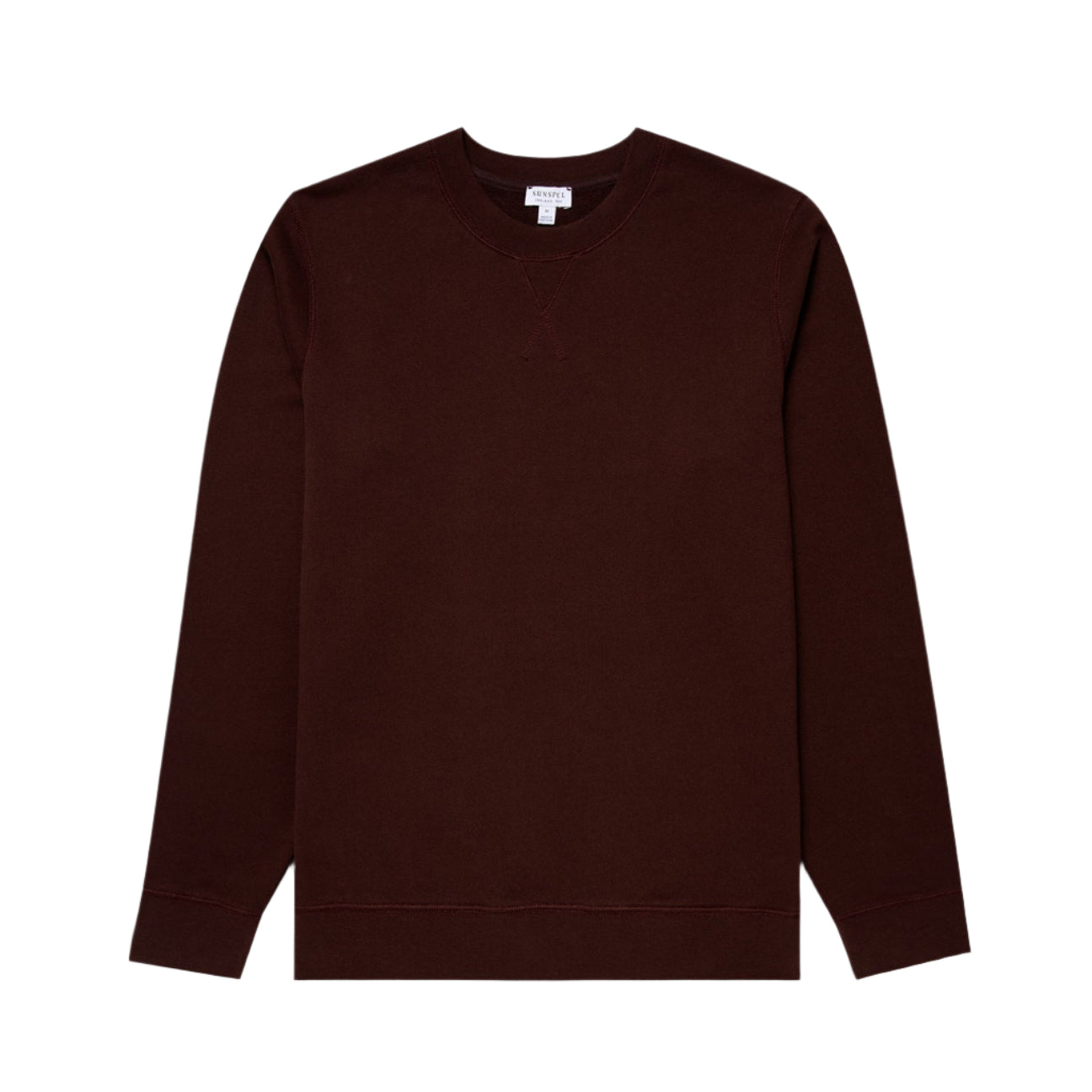 Sunspel Loopback Sweatshirt Raisin25
