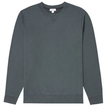 Load image into Gallery viewer, Sunspel Loopback Sweatshirt Drill Green
