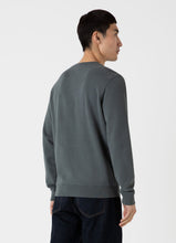 Load image into Gallery viewer, Sunspel Loopback Sweatshirt Drill Green
