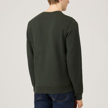 Load image into Gallery viewer, Sunspel Loopback Sweatshirt Dark Green25
