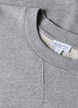 Load image into Gallery viewer, Sunspel Loopback Sweatshirt Grey Melange
