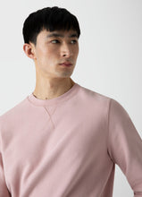 Load image into Gallery viewer, Sunspel Loopback Sweatshirt Shell Pink
