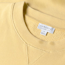 Load image into Gallery viewer, Sunspel Loopback Sweatshirt Dusty Yellow
