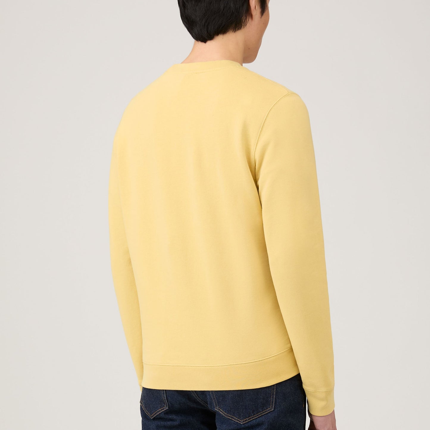 Sunspel Loopback Sweatshirt Dusty Yellow