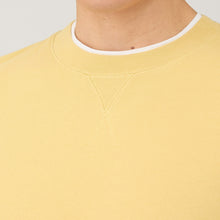 Load image into Gallery viewer, Sunspel Loopback Sweatshirt Dusty Yellow
