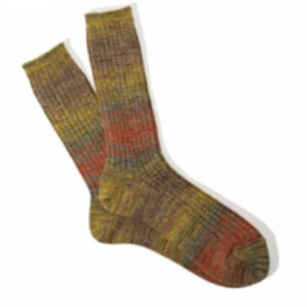 Anonymous Ism Splash Pattern Sock Mustard