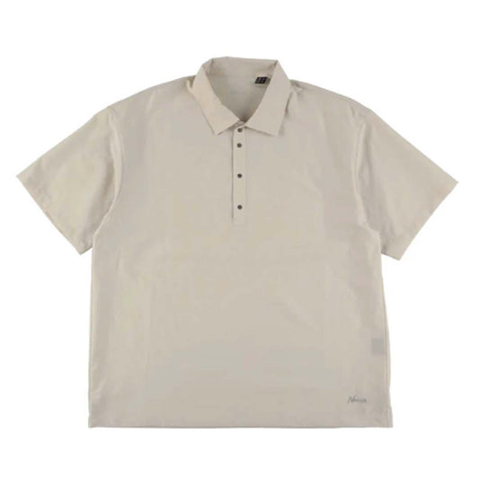 Nanga Dot Air Comfy Polo Shirt S.Beige