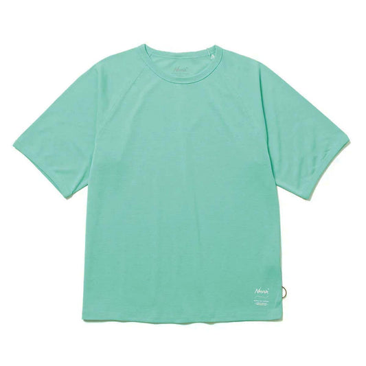 Nanga Dry Mix Raglan Sleeve Tee Green