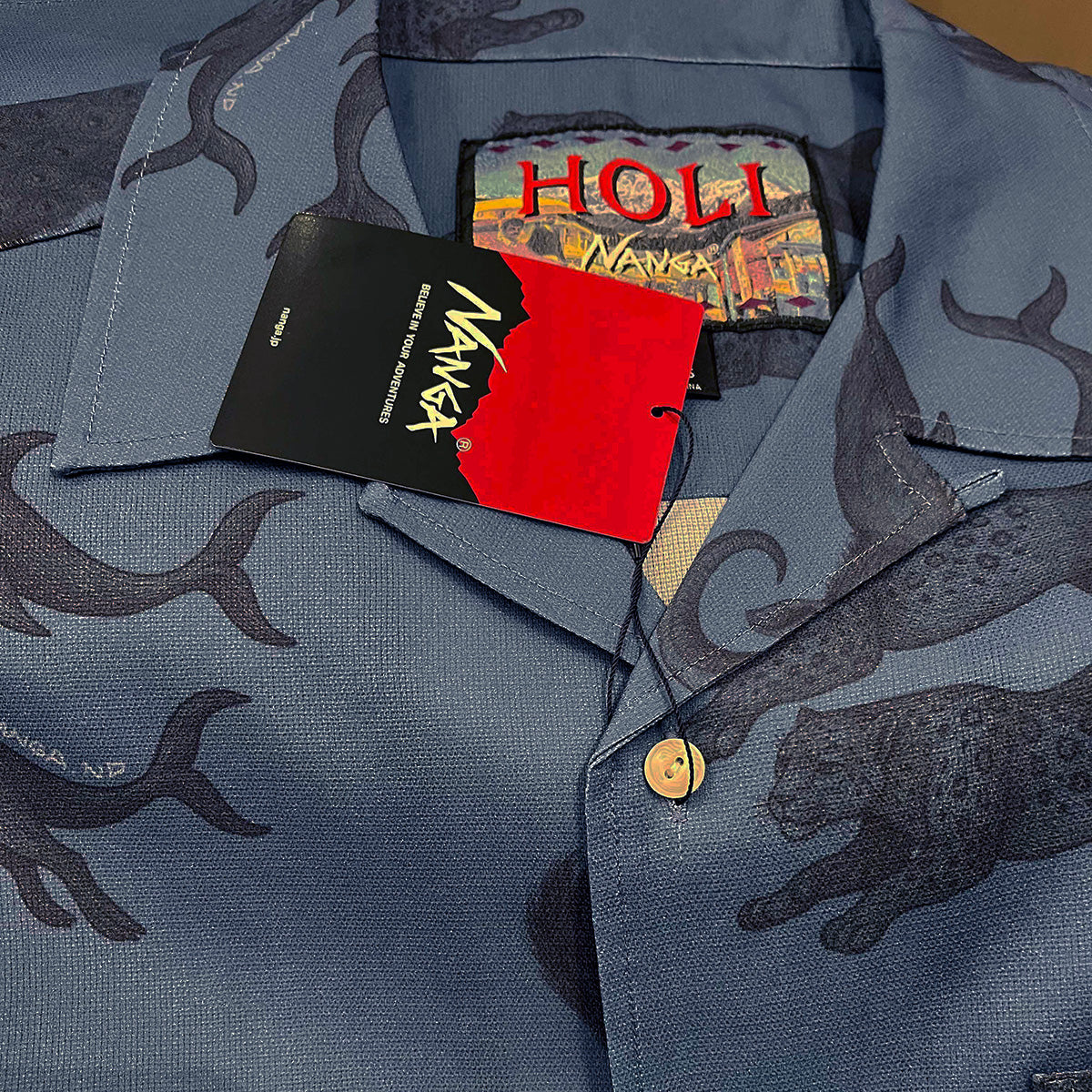 Nanga Salud S/S  Shirt Blue
