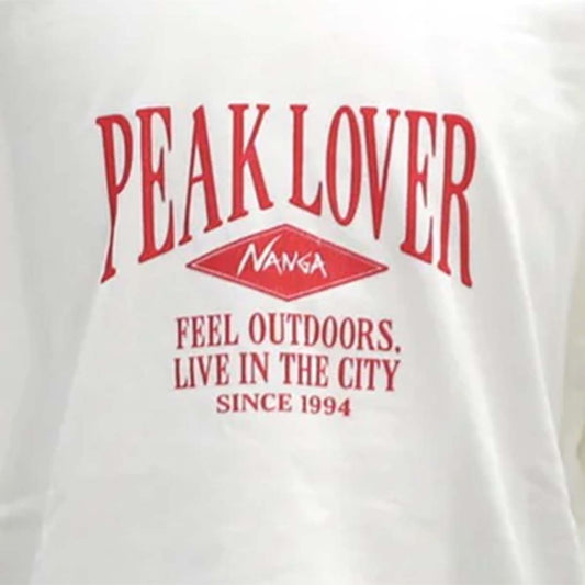 Nanga Eco Hybrid Peak Lover Tee White
