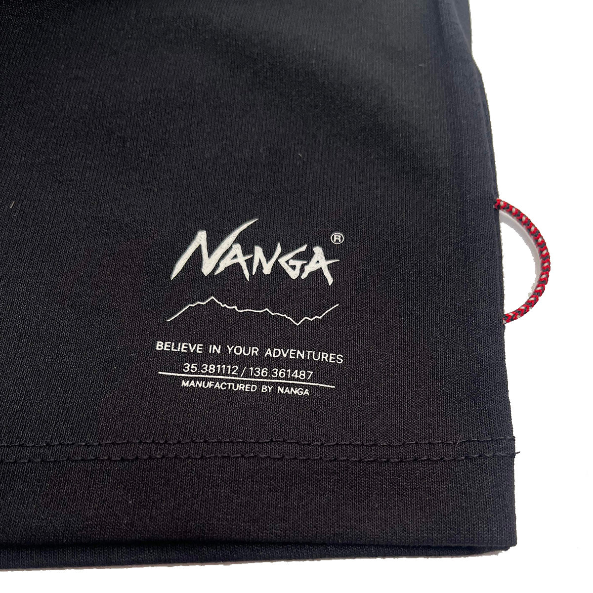 Nanga Dry Mix Raglan Sleeve Tee Black