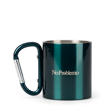 Load image into Gallery viewer, No Problemo Carabiner Mug Green
