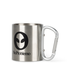 Load image into Gallery viewer, No Problemo Carabiner Mug Silver
