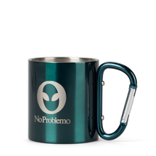 Load image into Gallery viewer, No Problemo Carabiner Mug Green

