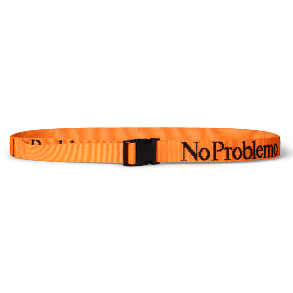 No Problemo Webbing Belt Orange