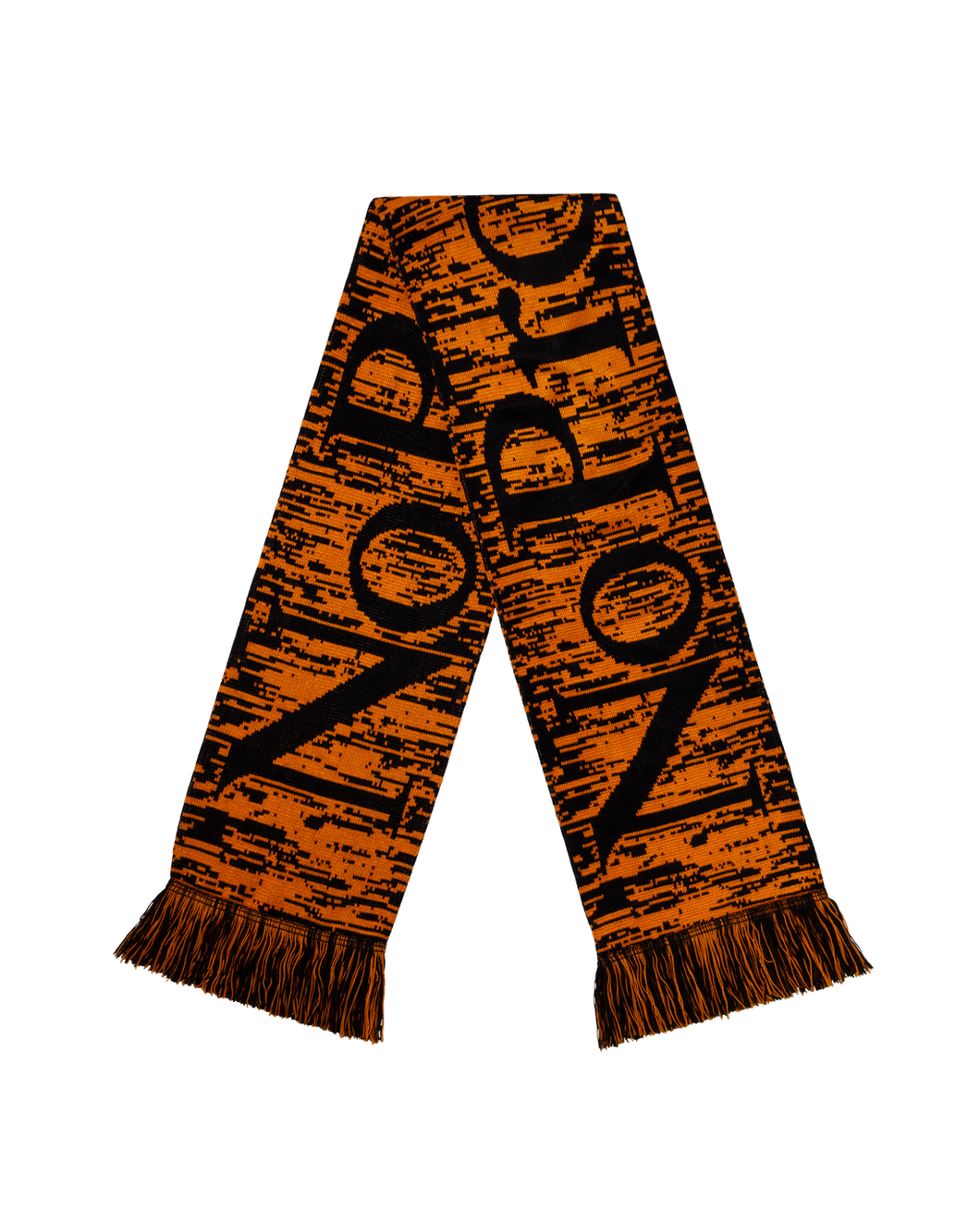 No Problemo Glitch Scarf Orange