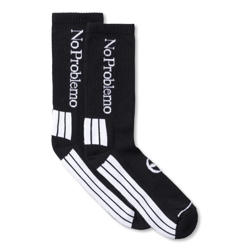 No Problemo Sock Black / White