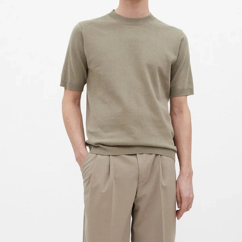 Norse Projects Rhys Cotton Linen T-shirt Clay