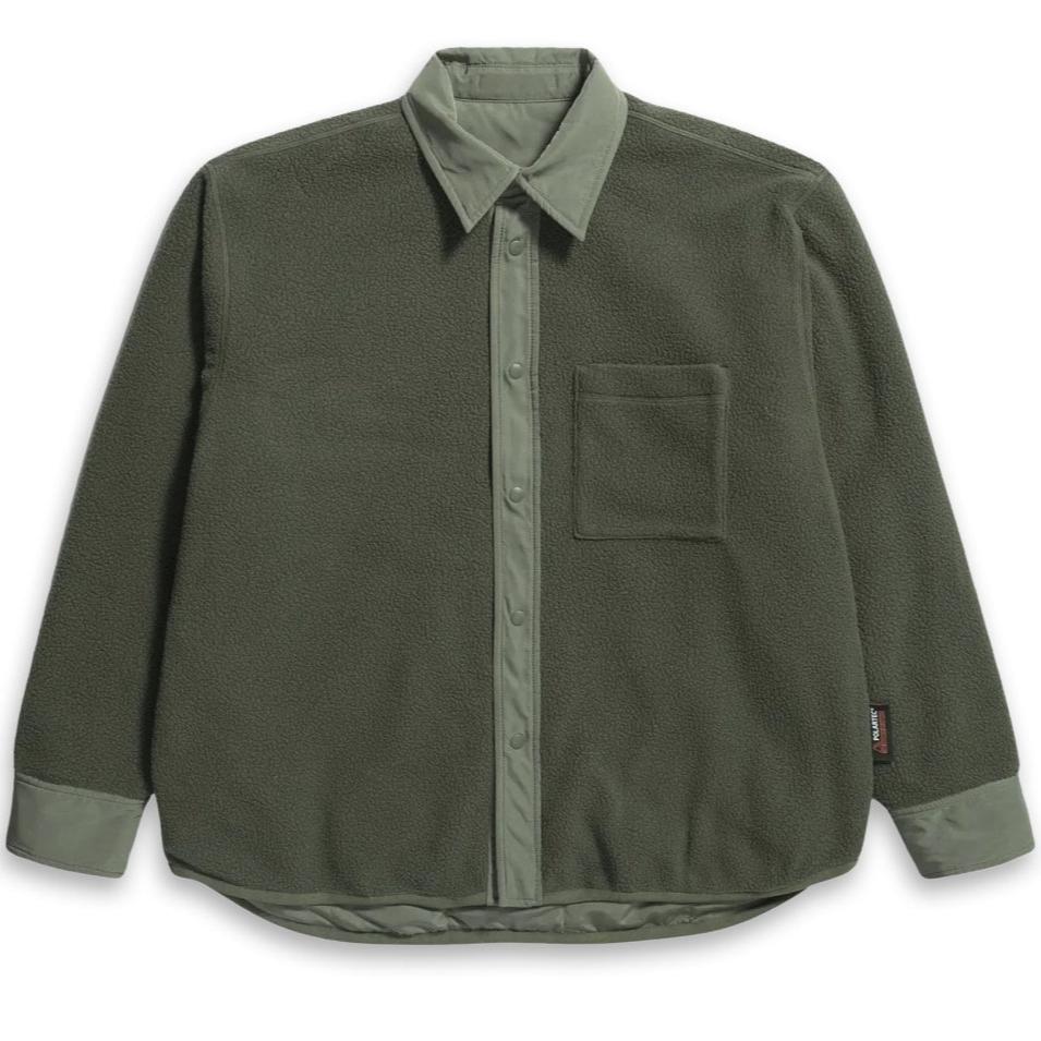 Norse Projects Ulrik Reversible Fleece Overshirt Ivy Green