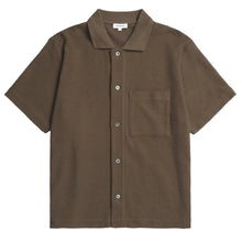 Load image into Gallery viewer, Norse Projects Gustav Crochet Jersey Shirt Chestnut
